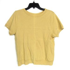 MATE the Label Short Sleeve 100% Cotton Crewneck Sweater Shirt Size M